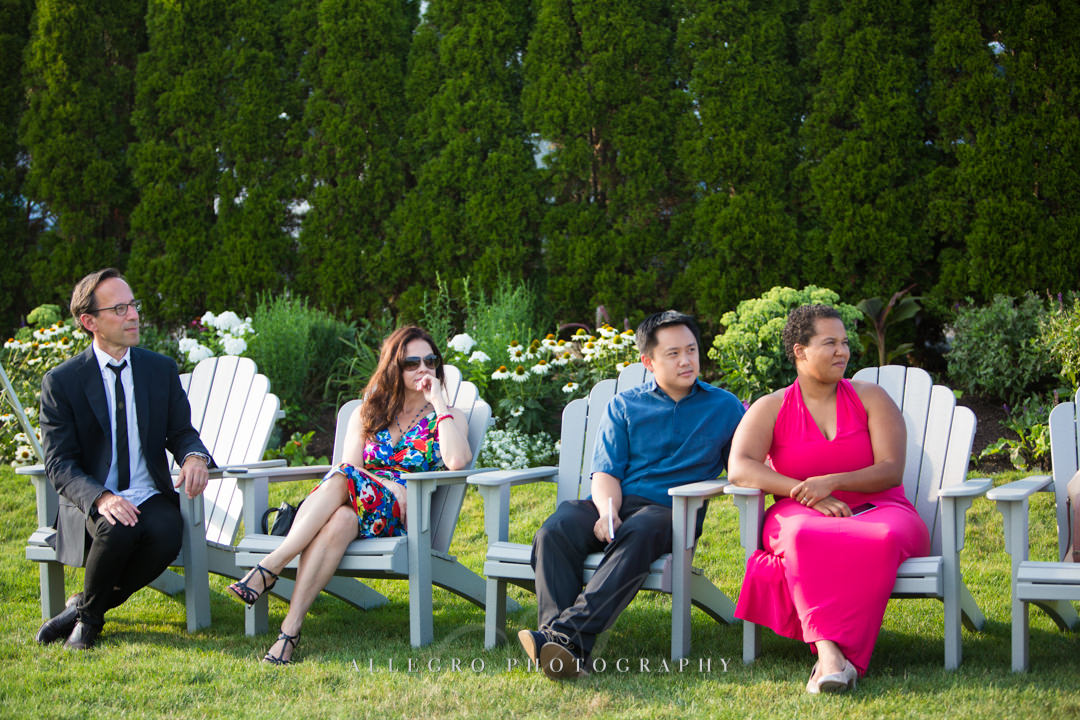 cape cod wedding guests - photo by allegro photography