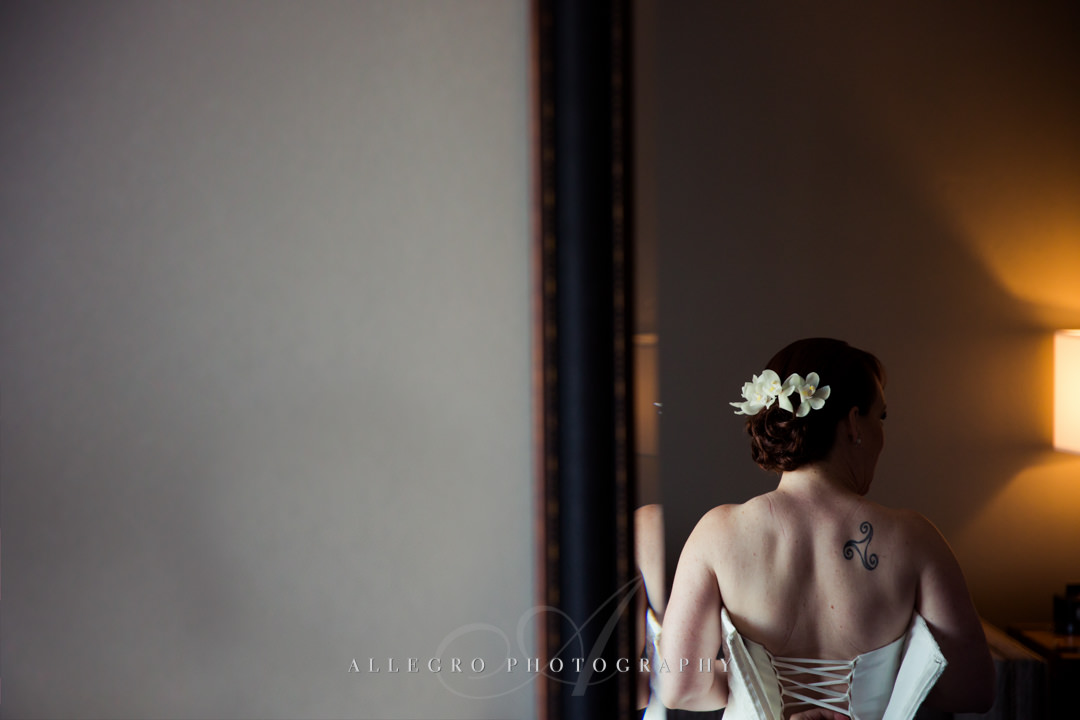 bridal details, corset - photo by allegro photography