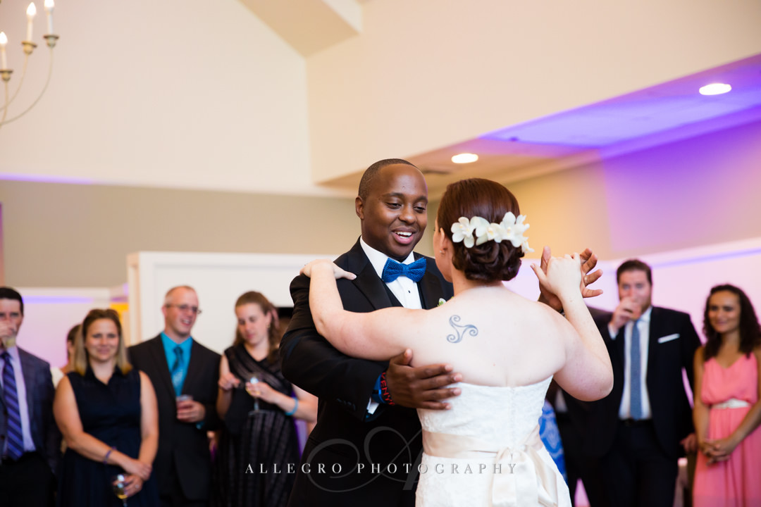 cape cod wedding first dance - photo by allegro photography