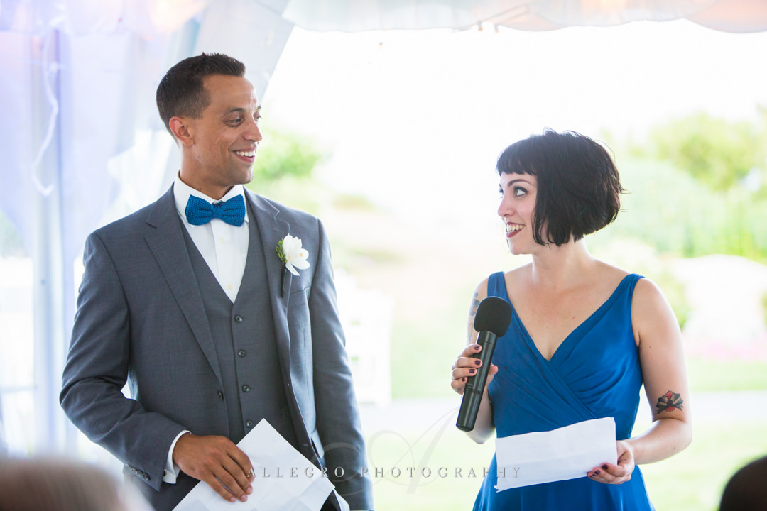 cape cod reception - photo by allegro photography