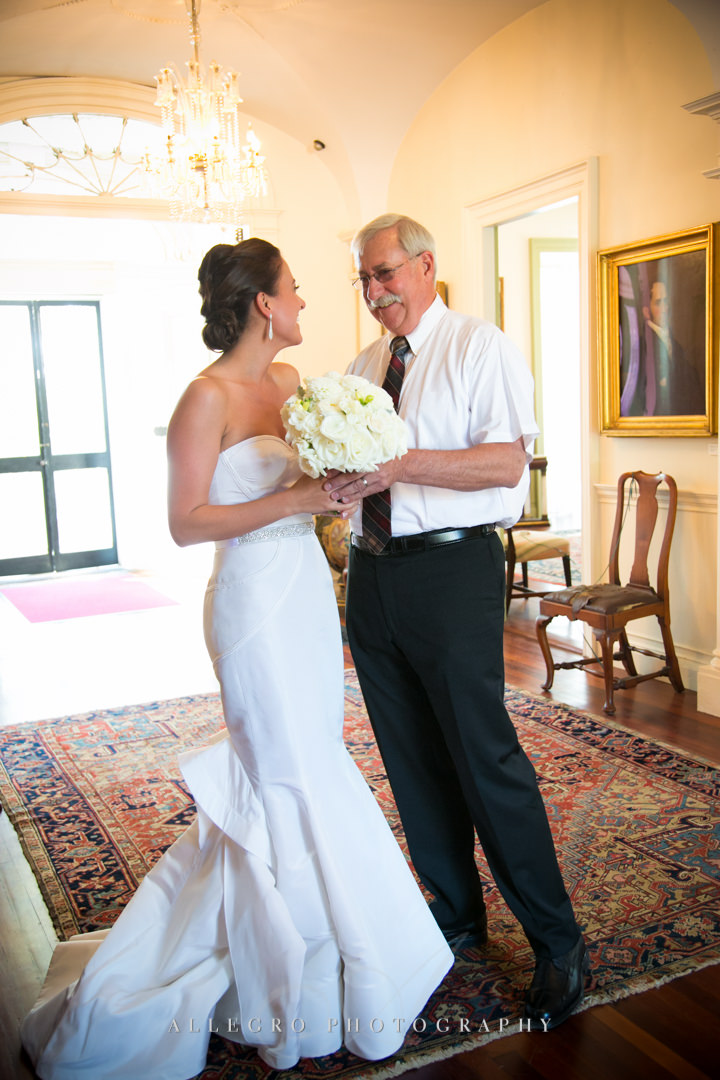 bride and father of the bride boston - photographed by allegro photography 