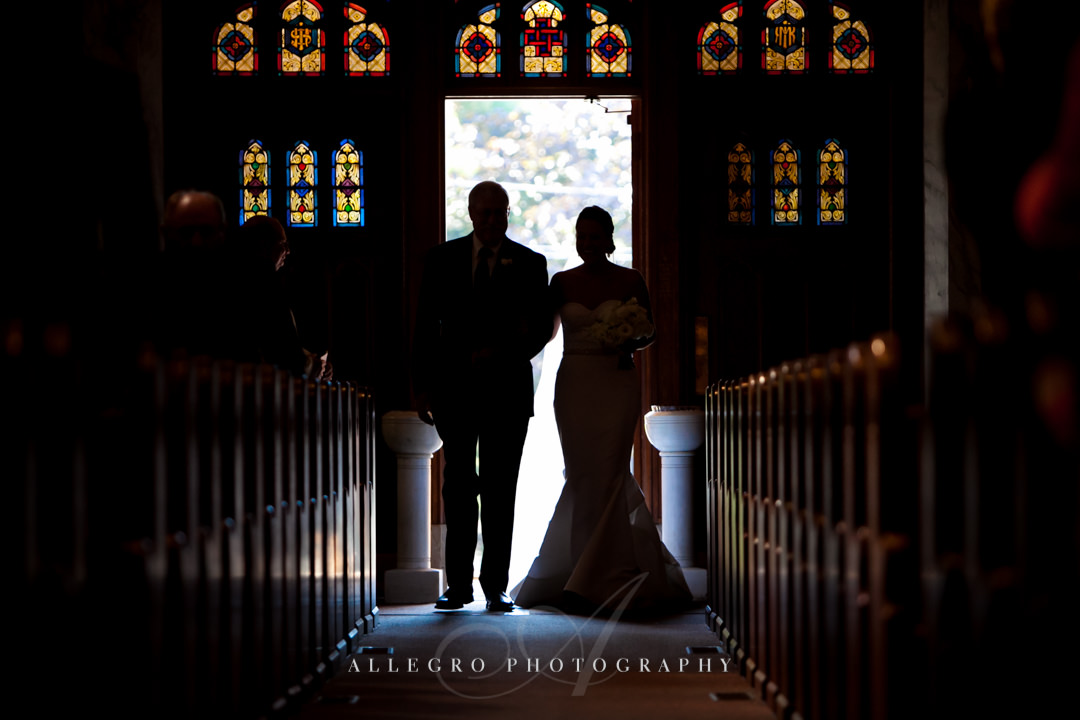 church wedding bristol rhode island - photographed by allegro photography 