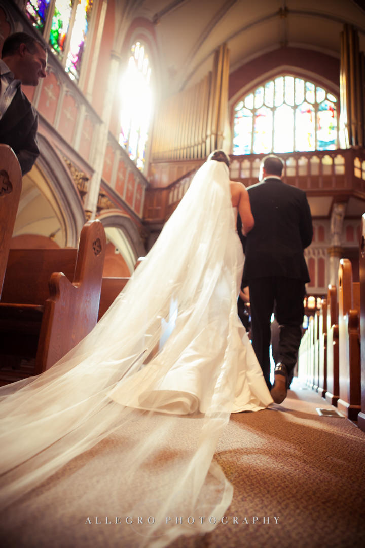 church wedding bristol rhode island - photographed by allegro photography 