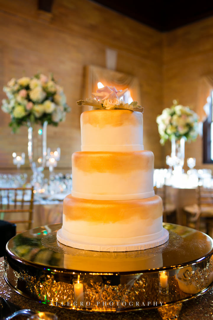great gatsby wedding cake linden place - photographed by allegro photography