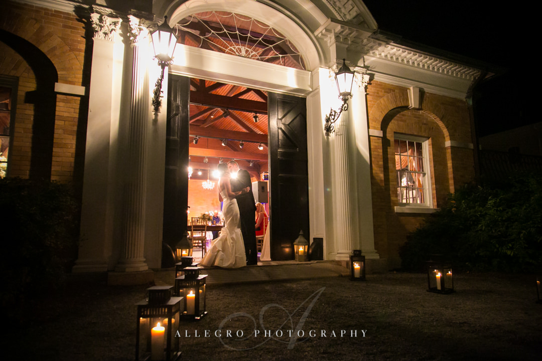 wedding reception linden place - photographed by allegro photography