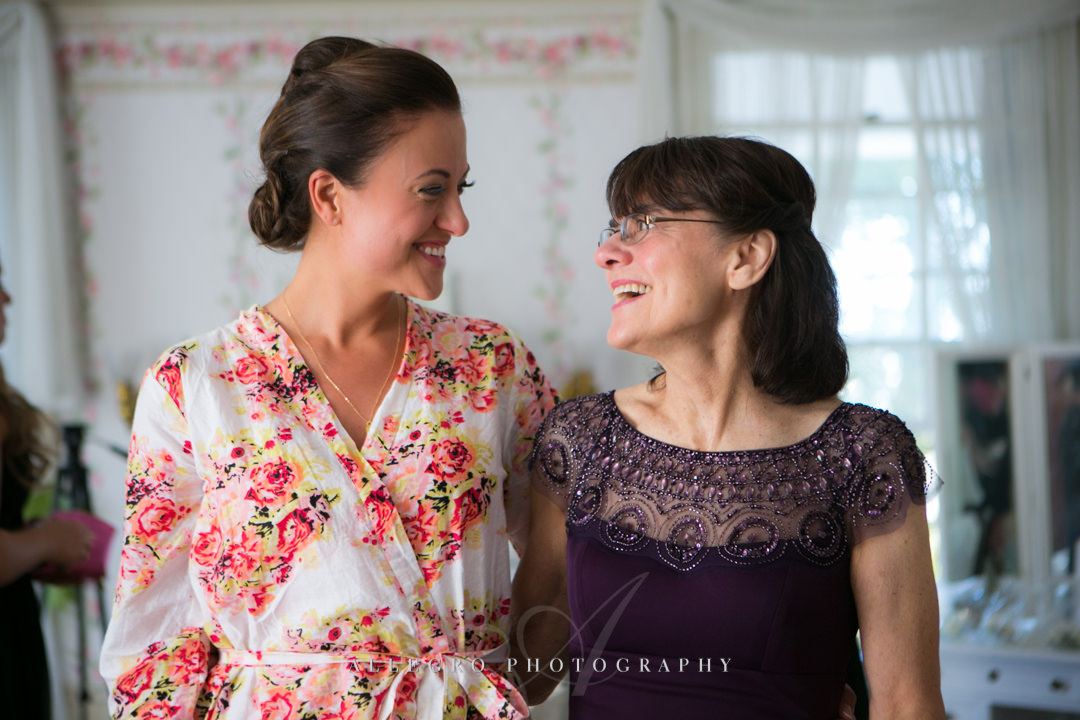 bride and mother of the bride boston - photographed by allegro photography
