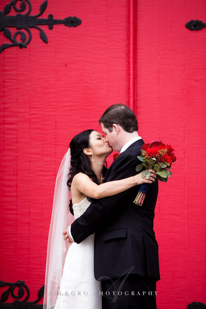 stunning wedding portrait boston - photographed by allegro photography