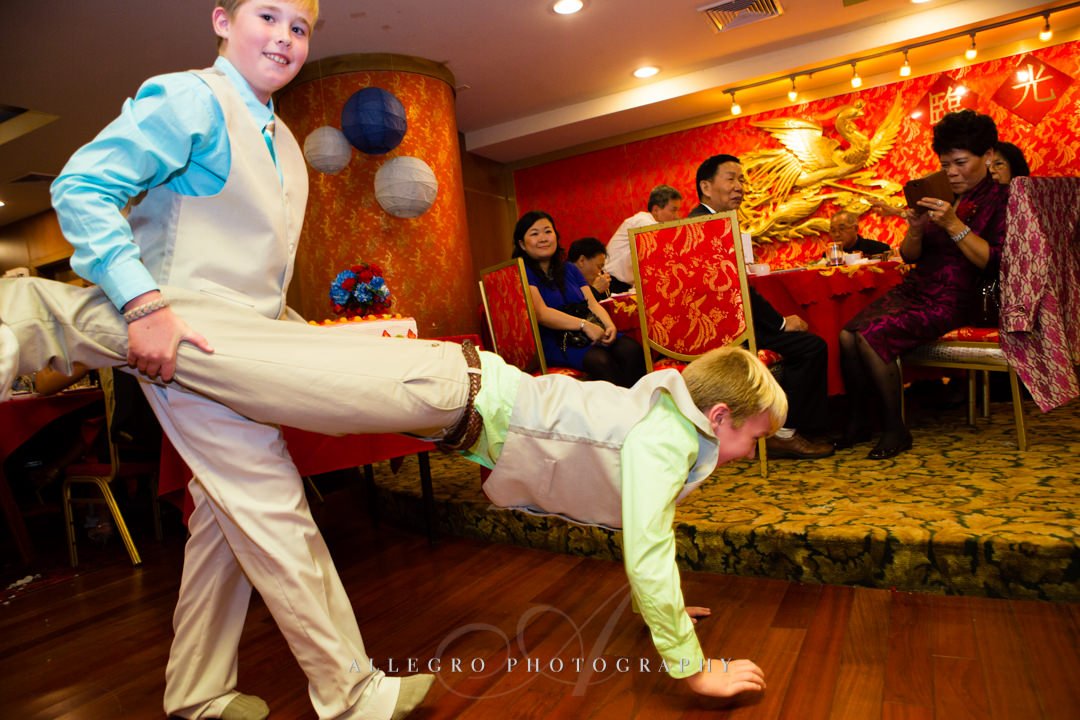 wedding reception with kids boston - photographed by allegro photography