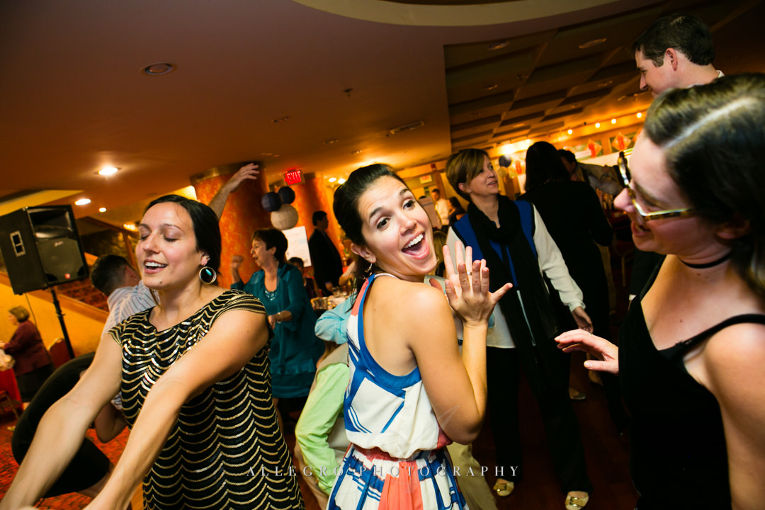 fun wedding reception boston - photographed by allegro photography