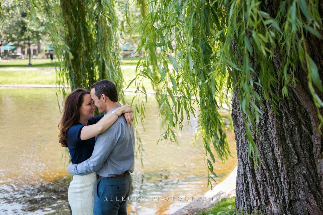boston engagement photo - photographed by allegro photography