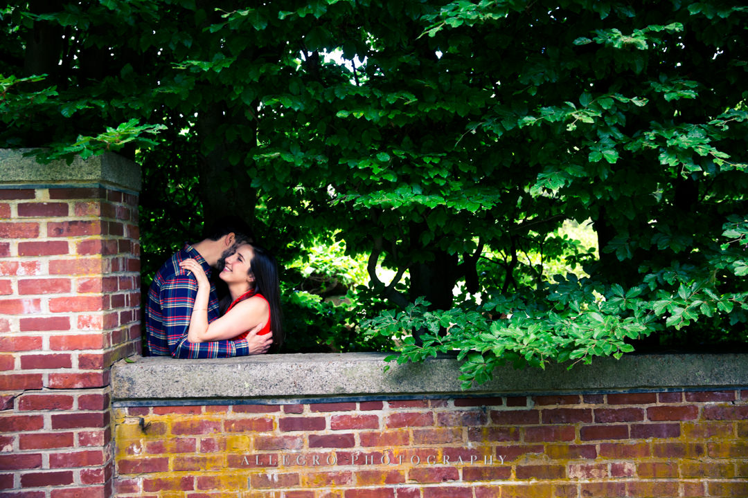outdoor engagement photo- Photographed by Allegro Photography