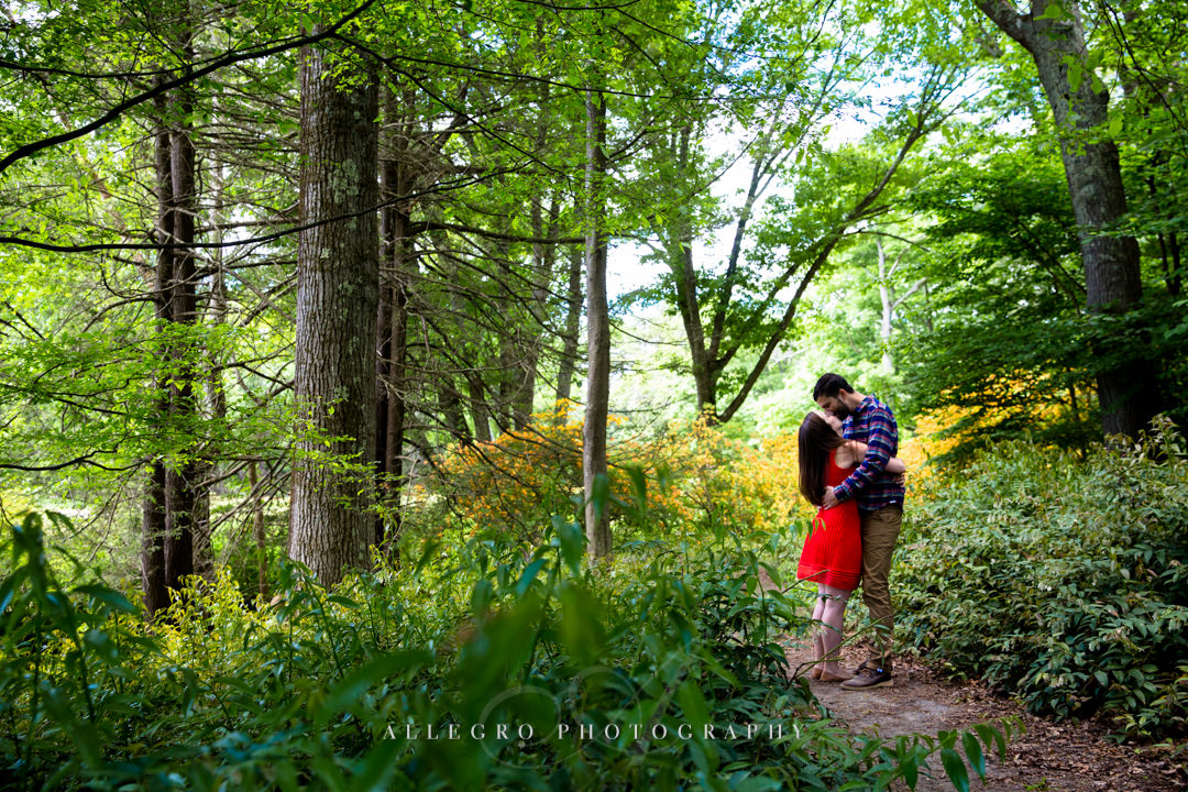 maudslay state park engagement - photographed by Allegro Photography