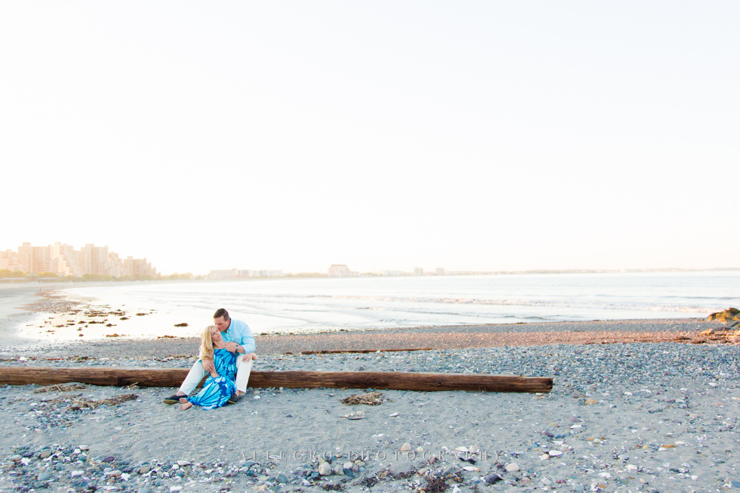 revere beach engagement photos - Photographed by Allegro Photography 