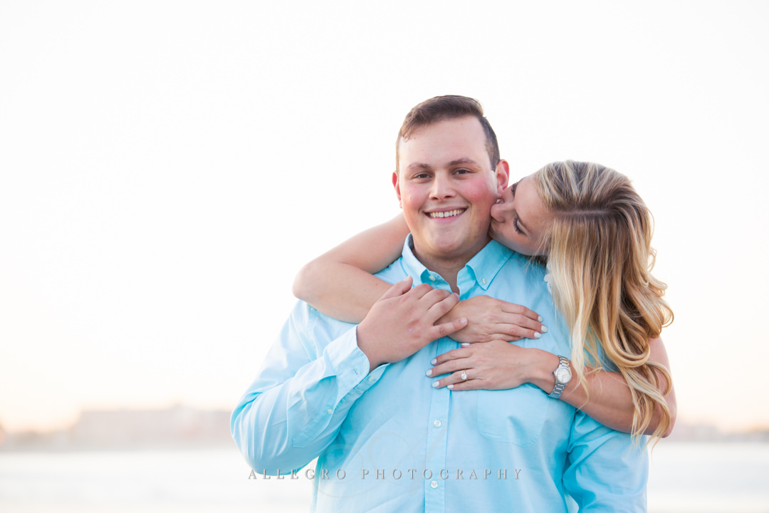 teal engagement session colors - Photographed by Allegro Photography 