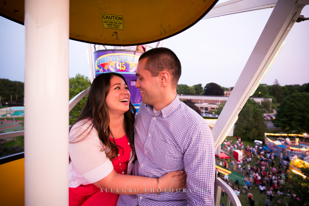 lexington 4th of july carnival engagement session - photographed by allegro photography