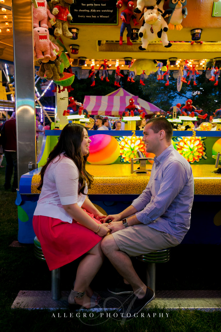 carnival engagement photo MA - photographed by allegro photography