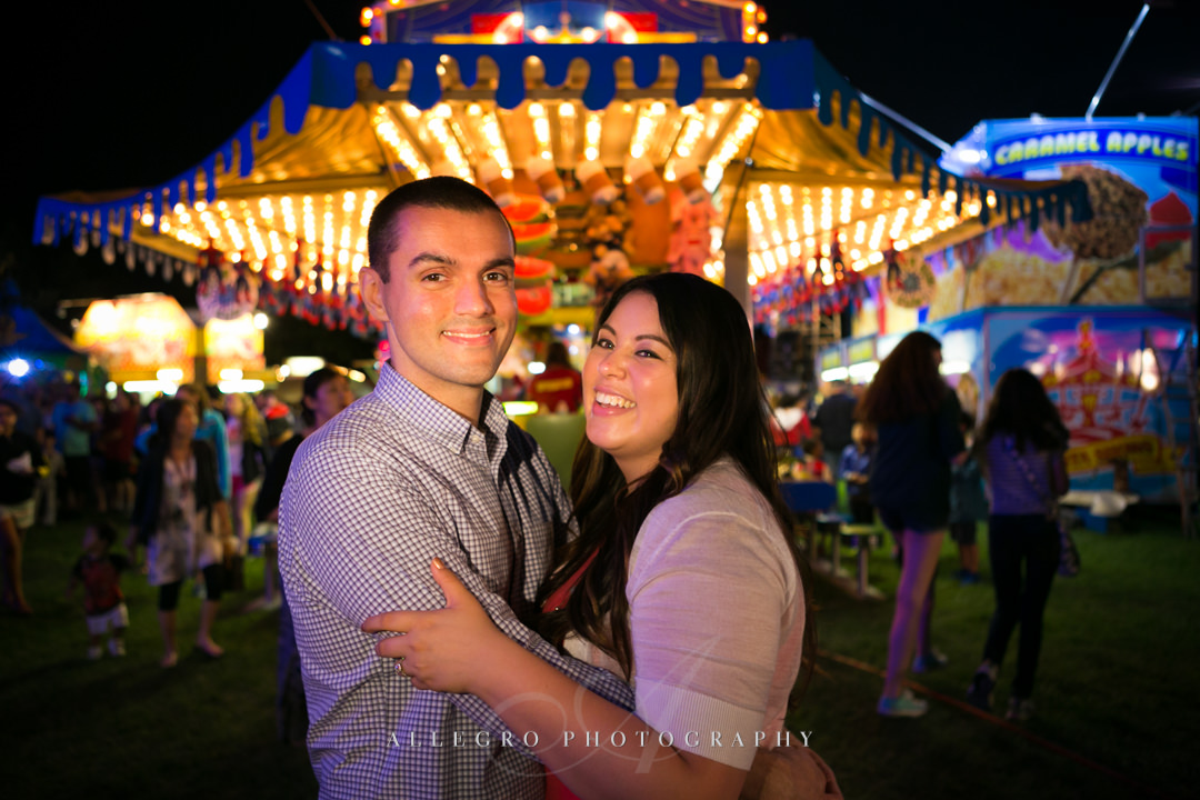 boston carnival engagement photo - photographed by allegro photography