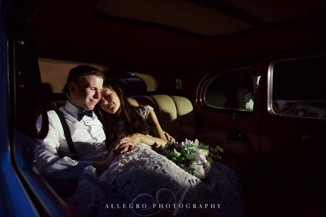 allegro photography: elm bank wedding wedding couple departure