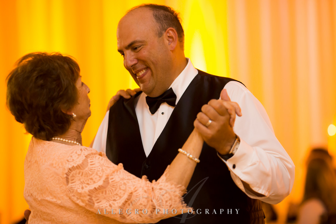 Groom dances with his mother | Allegro Photography