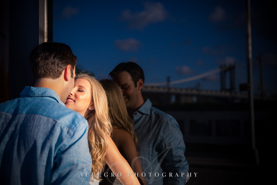 Engaged NYC couple in Brooklyn | Allegro Photography