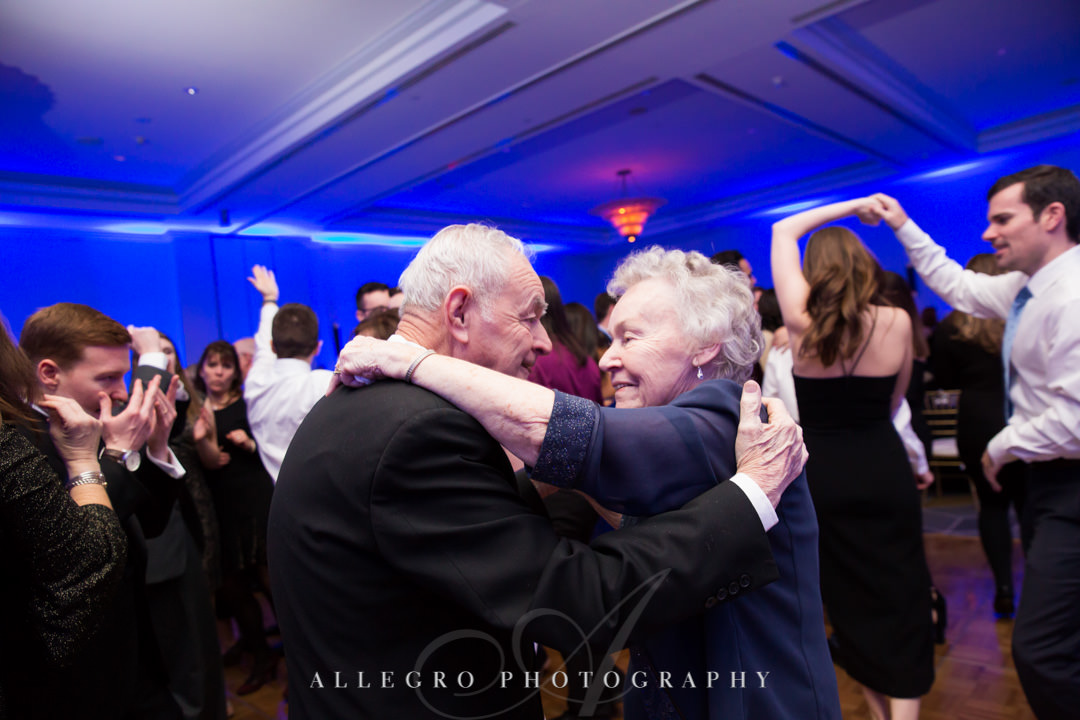 Grandparents dance at wedding
