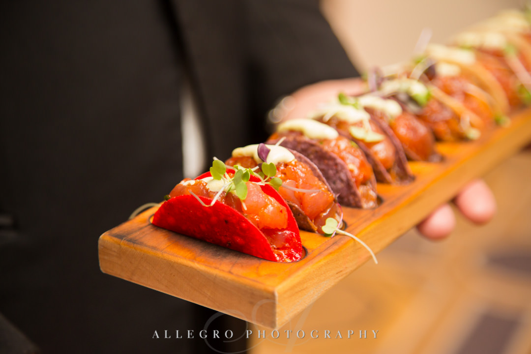 Wedding hors d’oeuvres | Allegro Photography
