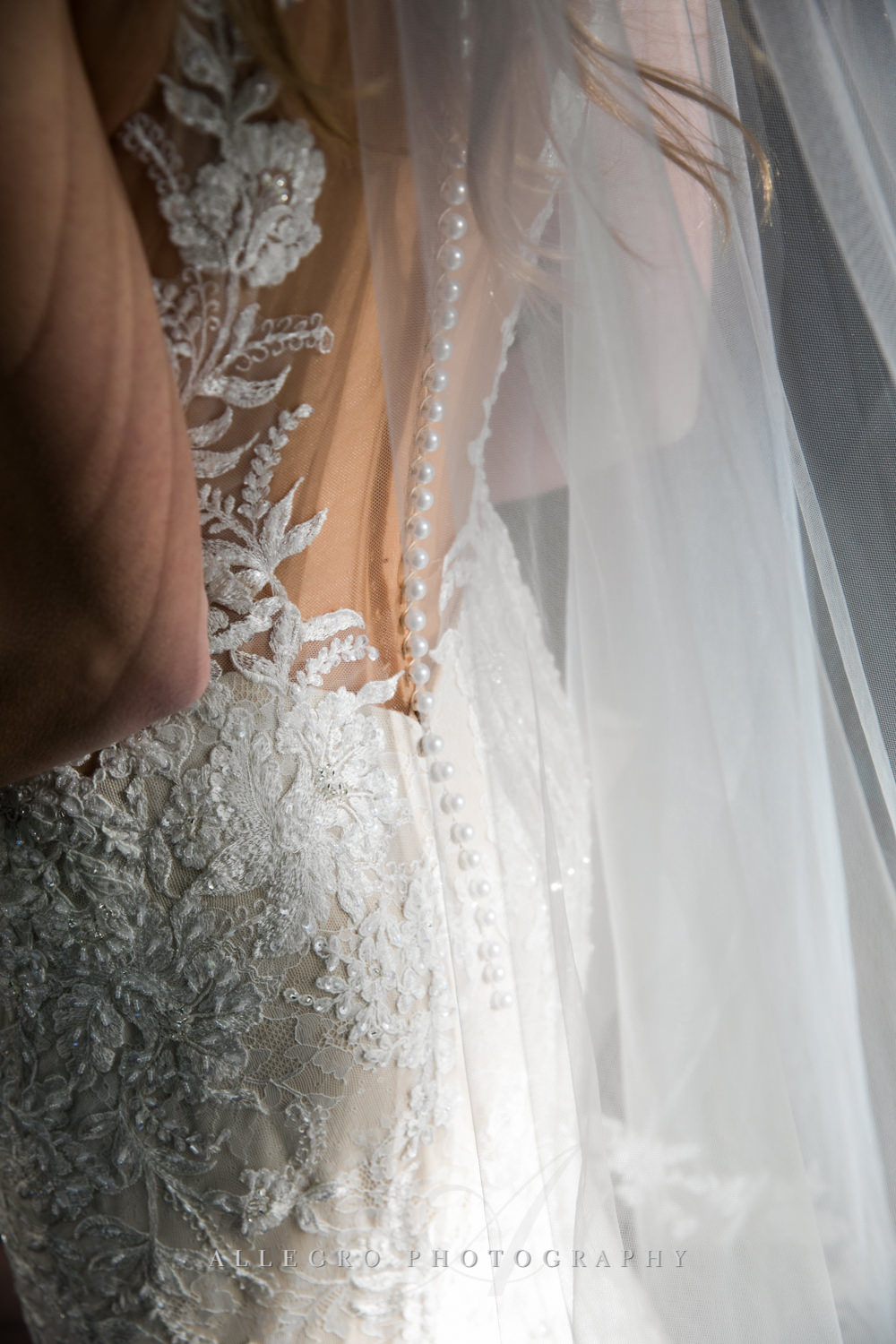 brides marina liana lace back wedding gown