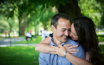 Boston Public Gardens Engagement Session- L+M