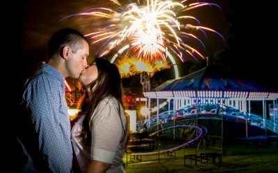 Lexington Carnival Engagement Session- R+C